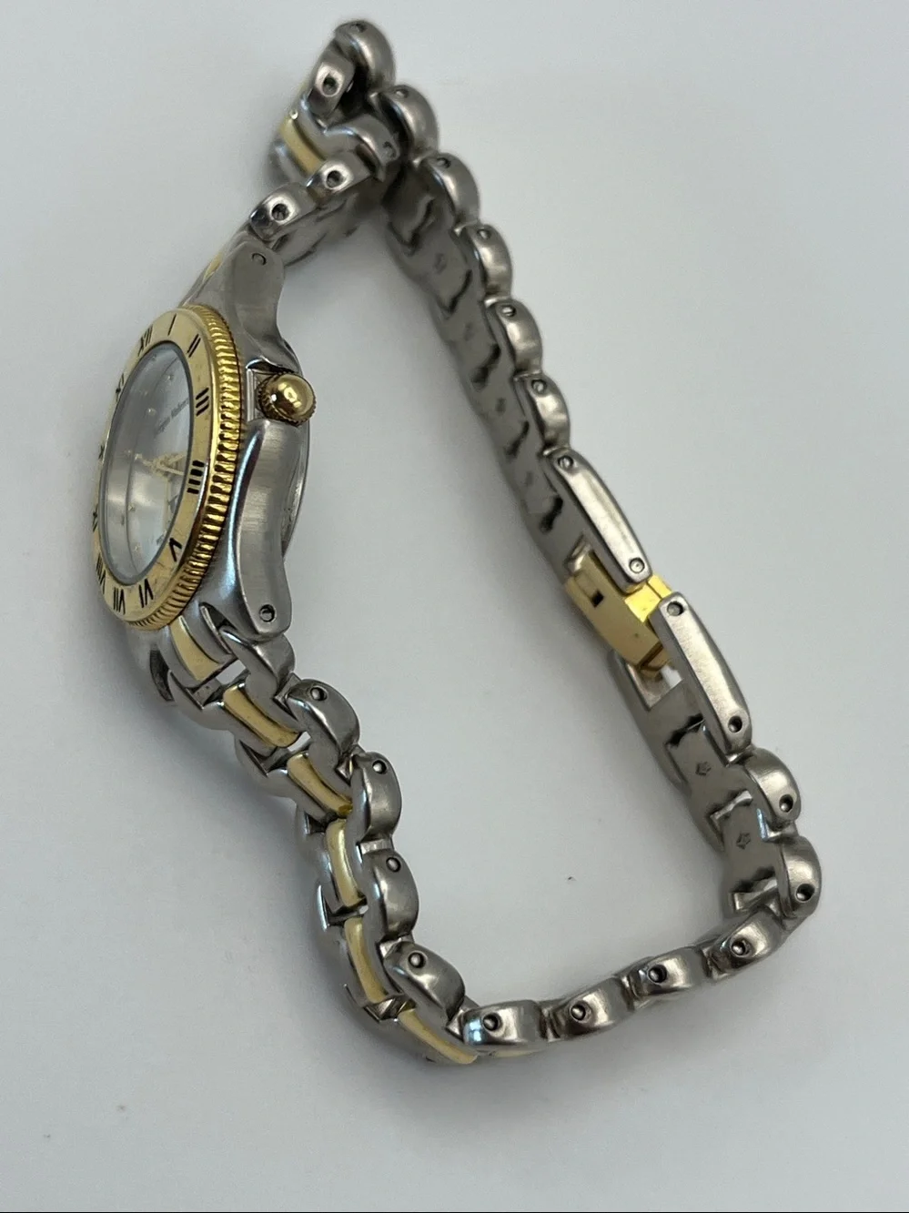Sergio Valente Two-Tone Gold and Silver Ladies Watch